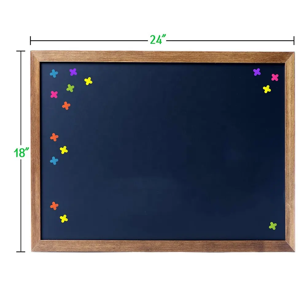 High Quality Custom 18x24 100% Non-Porous Erasable Blackboard Best Homeschool Big Chalkboard Magnet Board Chalk Board