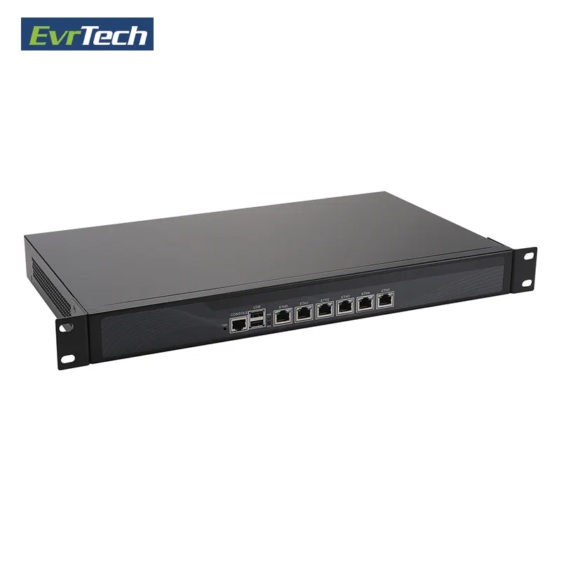 Cheap 1U I3-3120M server network VPN firewall PC with 6*82574L 1000M LAN port firewall router PC