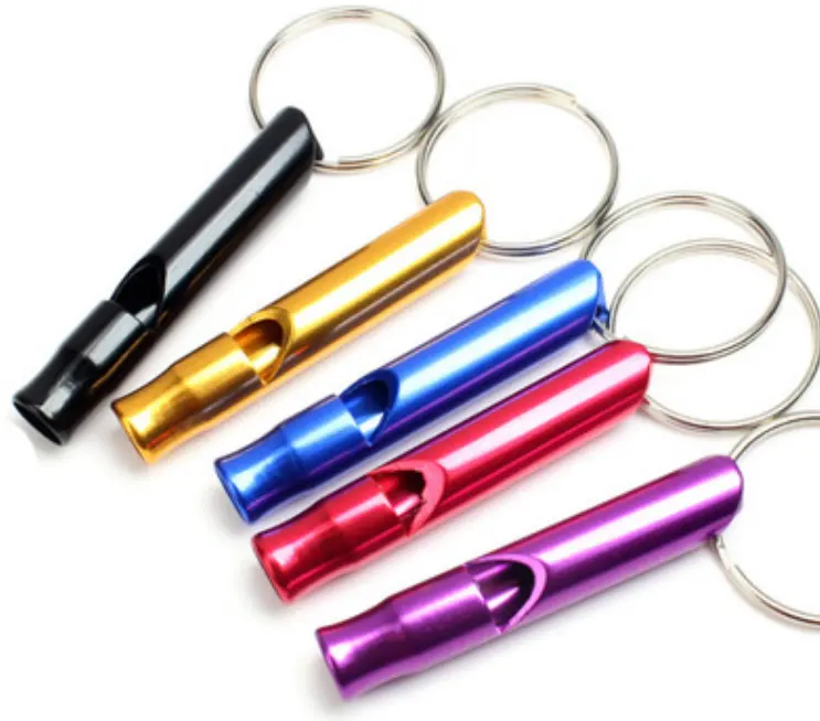 Mini Whistle for Survival Cusotmized Self Defense Kit Women Safety Keychain