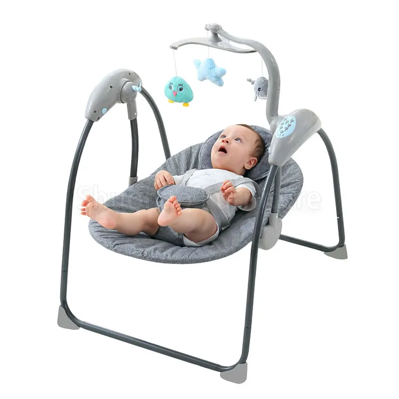 Cute Cartoon Toy Baby Furniture Electric Control Baby Rocking Sleeper Chair Music Baby Swing