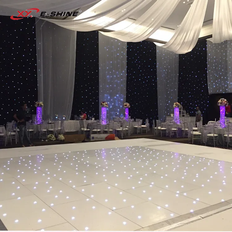 Портативная фабричная Водонепроницаемая белая Звездная светодиодная подсветка для свадебной вечеринки бара вечеринки продвинутые танцевальные полы