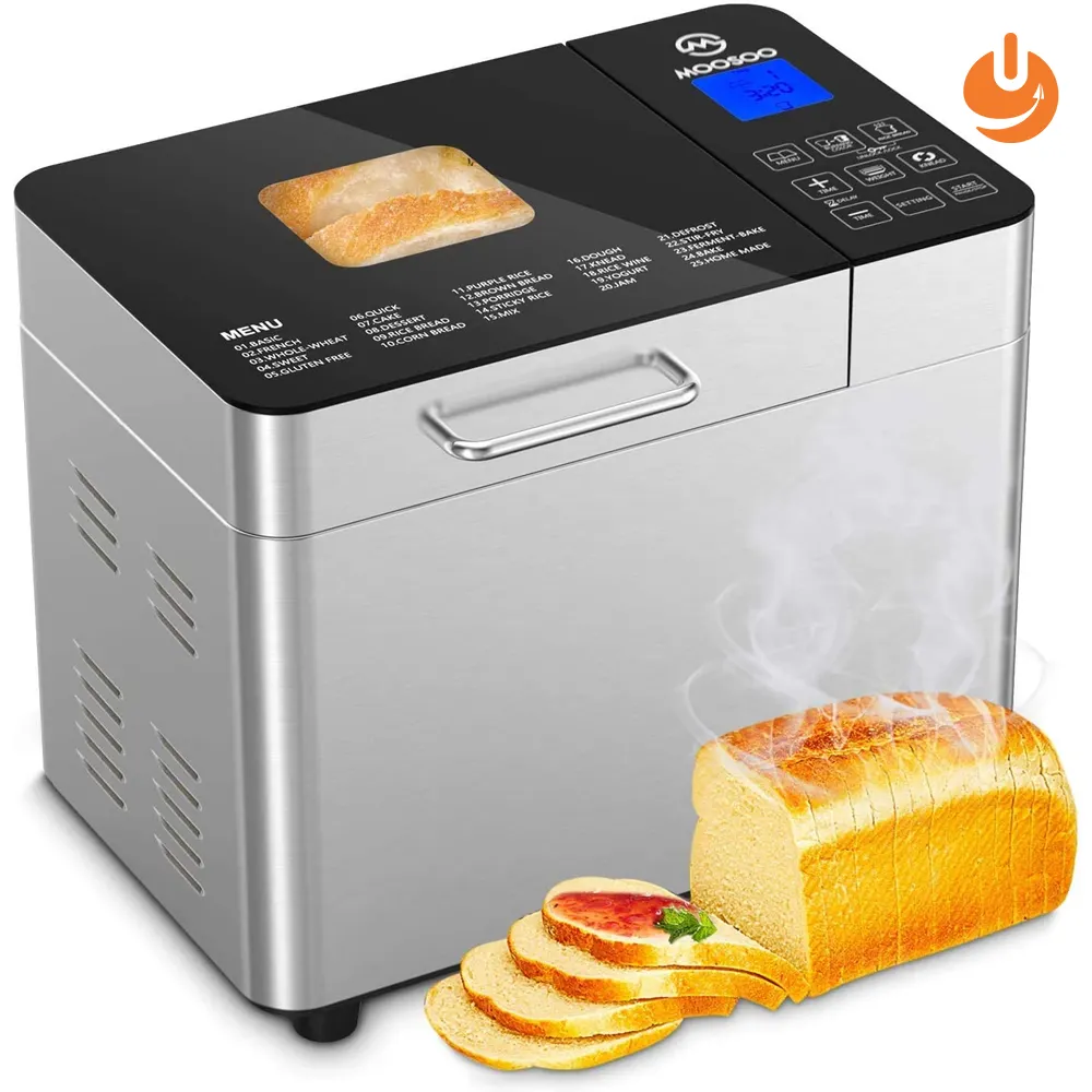 Устройство для приготовления хлеба, 650 Вт, ЖК-дисплей, 360 градусов