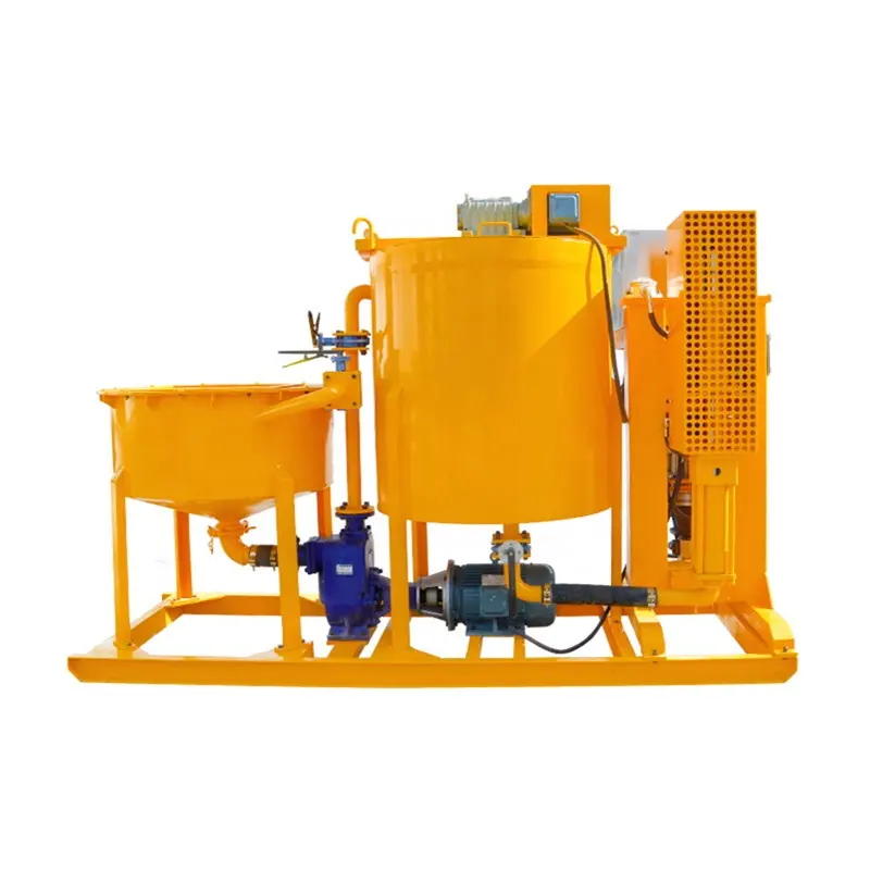 GGP250/700/75PI-E electric cement grouting machine grout injection pump with high speed mixer