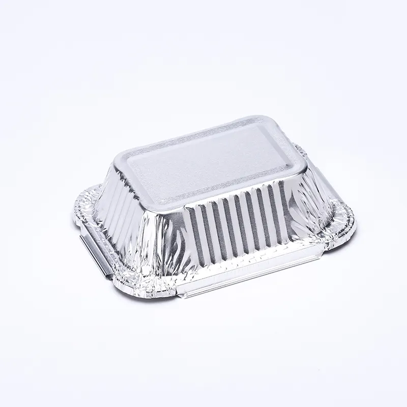 260ml Foil Container Aluminum Pans Aluminium Food Box Disposable Aluminum Tray With Lids For Packing