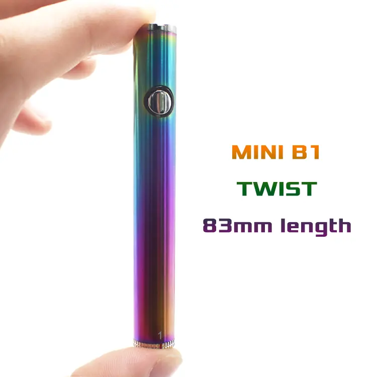 Custom twist vape pen 510 thread preheat model 5 level voltage cbd cartridge pen for cbd oil