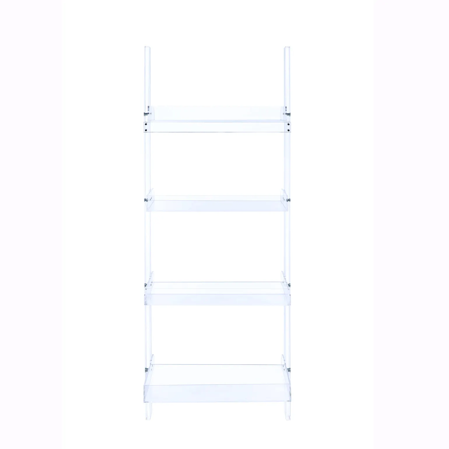 VONVIK Acrylic Tier Ladder Shelf Bookcase Rack Living Room Bookshelf