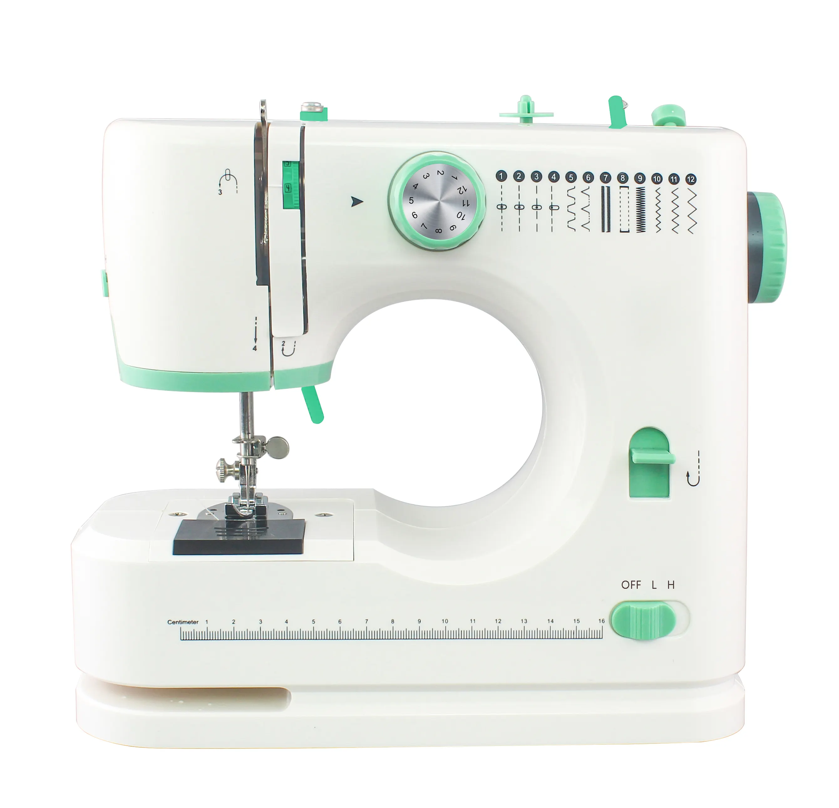 2022 Well Design Family Sewing Multifunction Double Needle Sewing Machine Factory Price FHSM-520