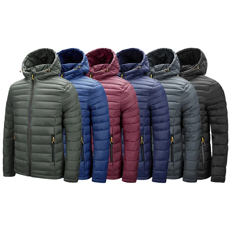 ODM напечатанные на заказ мужские мягкие пальто пузырьковая куртка теплая зимняя мужская куртка для мужчин