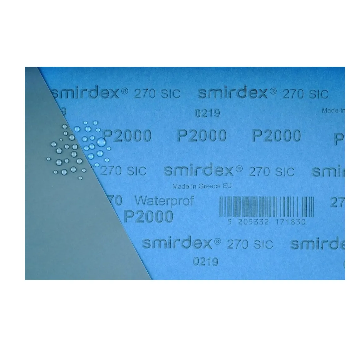 Smirdex 270 Size 230x280mm Aluminium Oxide  Waterproof Sanding Paper   Abrasive Sanding sheet abrasive  sanding paper