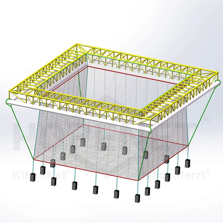 Клетка для аквакультуры, производители рыболовных сетей, пластиковые сетки, клетка для рыб для сельского хозяйства, плавающая клетка