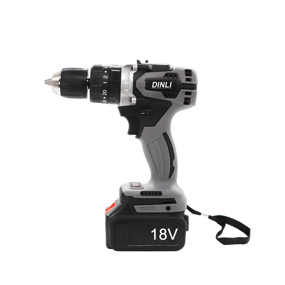 Factory Sell Powerful Variable Speed 18v Battery Drill Cordless