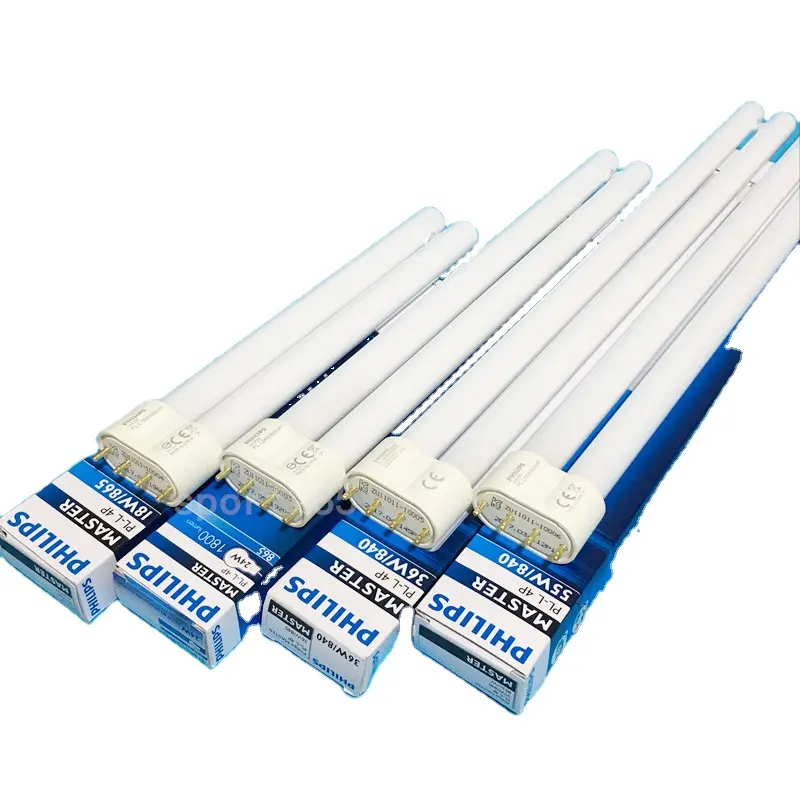 Philips h lamp energy-saving four-pin lamp long strip home 55w three-color fluorescent fluorescent tube h-shaped tube