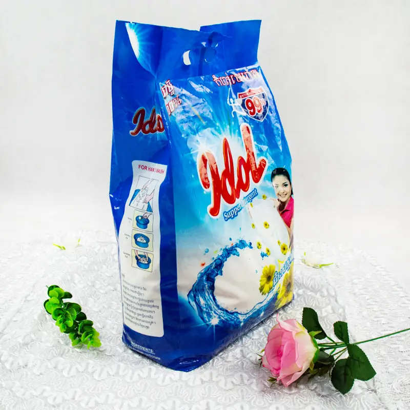 OEM brand super quality cambodian detergent laundry washing powder soap made with  formula