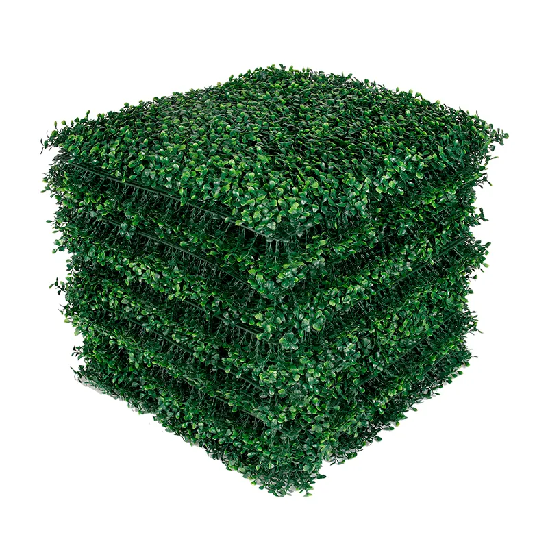 Factory Direct Grass Greenery leaves Artificial Boxwood Wall Panels for Landscape Garden Decor