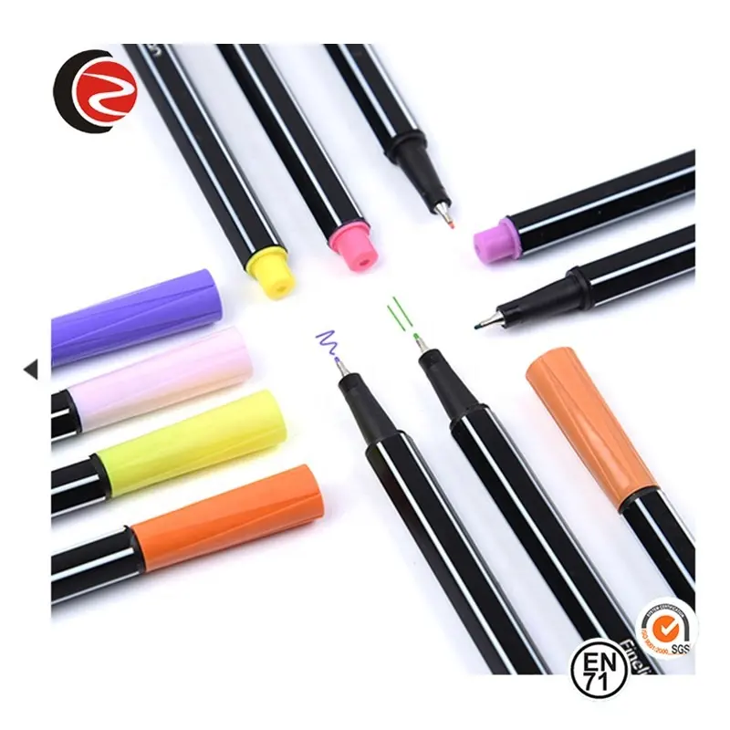 36 цветов тонкая ручка комплект микрон маркер для рисования цветной 0,4 мм раскраски для художественной школы