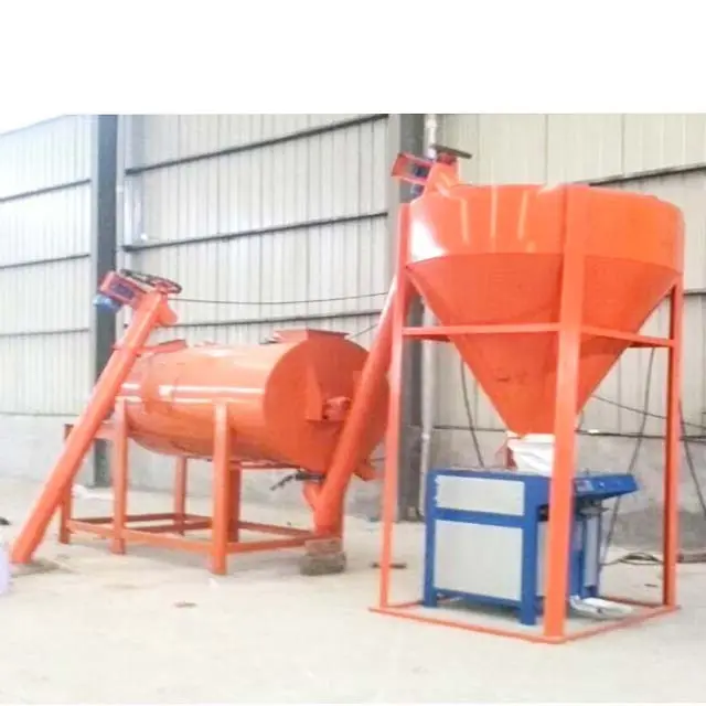 Dry mortar mixer for mixing cement and sand