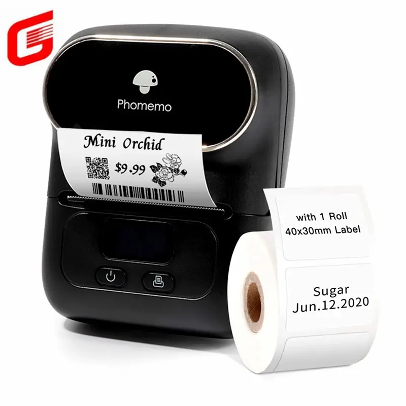 High quality phomemo M110  shipping  mini portable thermal label printer