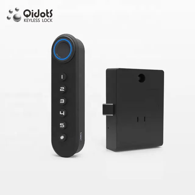 Qidots 4 цифр комбинированный шкаф домашний сейф цифровой биометрический замок для шкафчика