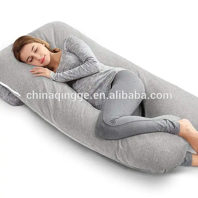 U shape Full Pregnancy Pillow Maternity Body Pillow for Back Pain Relief and Side Sleeping