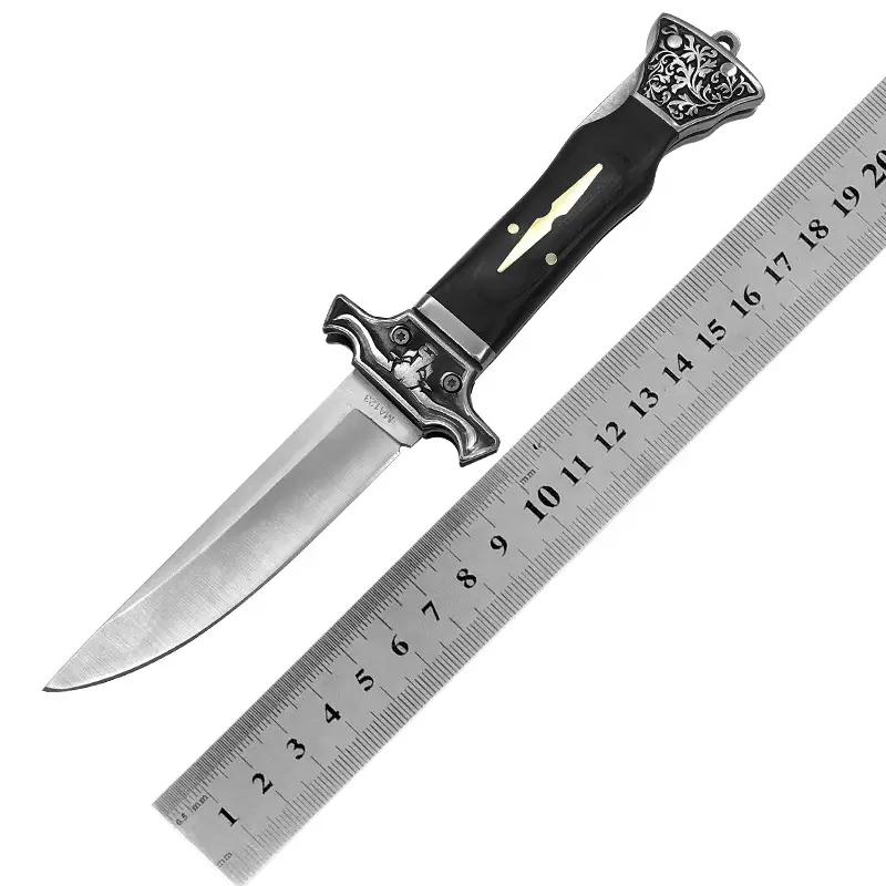 Лучший нож для охоты на открытом воздухе с быком на ручке складной нож для самообороны