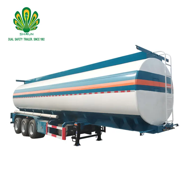 26000 L liquid chemical tank trailer for sulfuric acid transport and storage