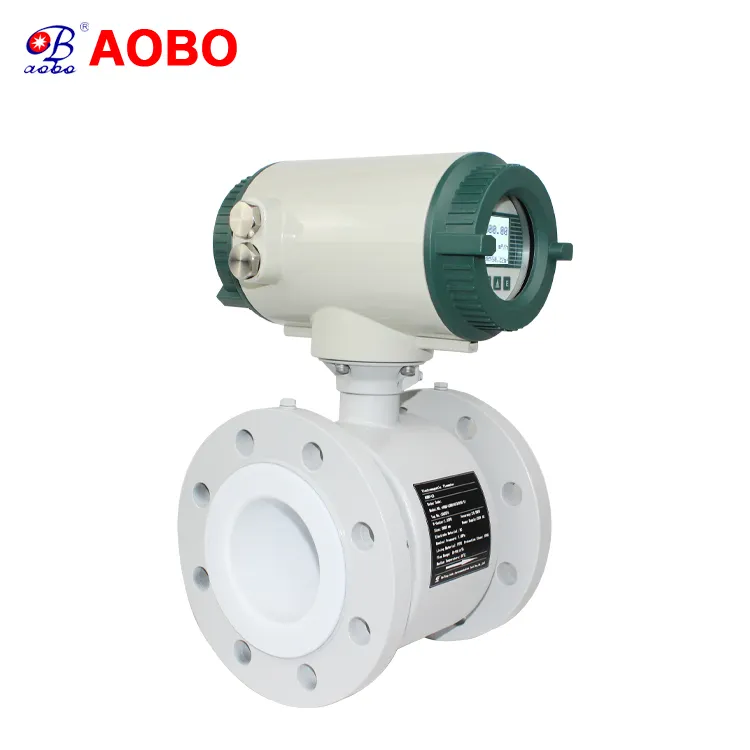 AOBO flowmeter electromagnetic industrial sewage electromagnetic flowmeter 4 20ma output mag dn 32