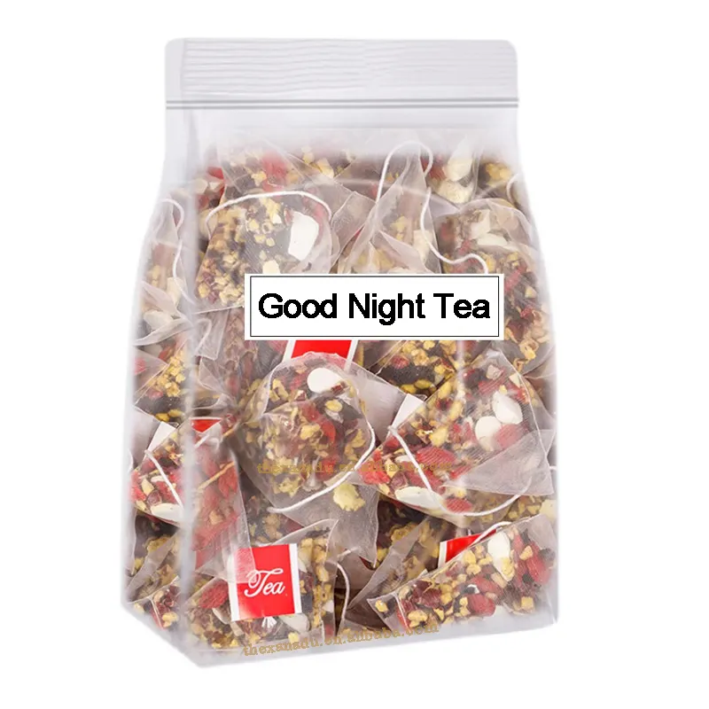 Натуральный чай спокойной ночи | Кислая спина финиковая Пория кокос Лилия тизан | Травяной чай для глубокого сна для целостного благополучия