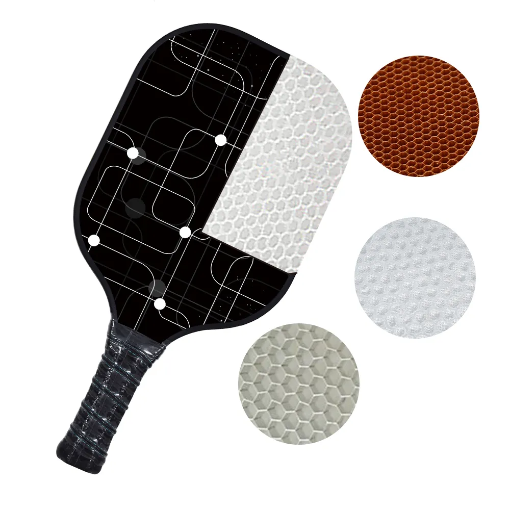 Oem Color/logo Pickleball Ball Factory Supply Custom Graphite Usapa Approve Pickleball Paddle