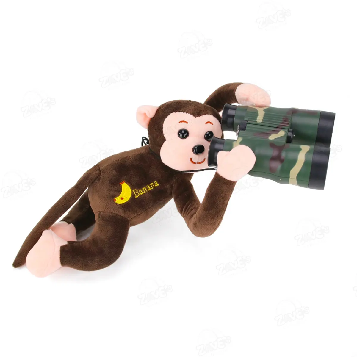 Cute banana monkey doll with telescope toy set play with kid cheap toy set for gift holiday gift birthday gift