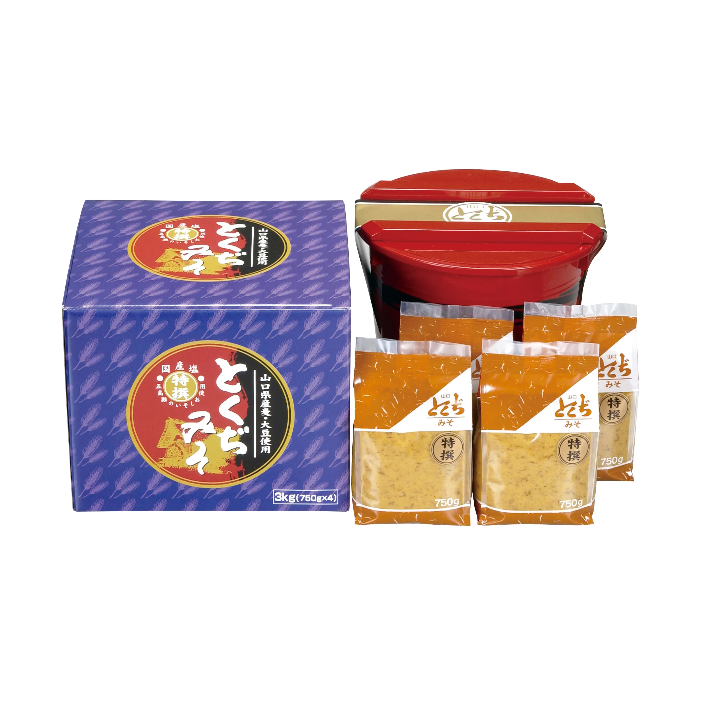 Special selection barley miso gift 3KG mixed food seasoning sauce