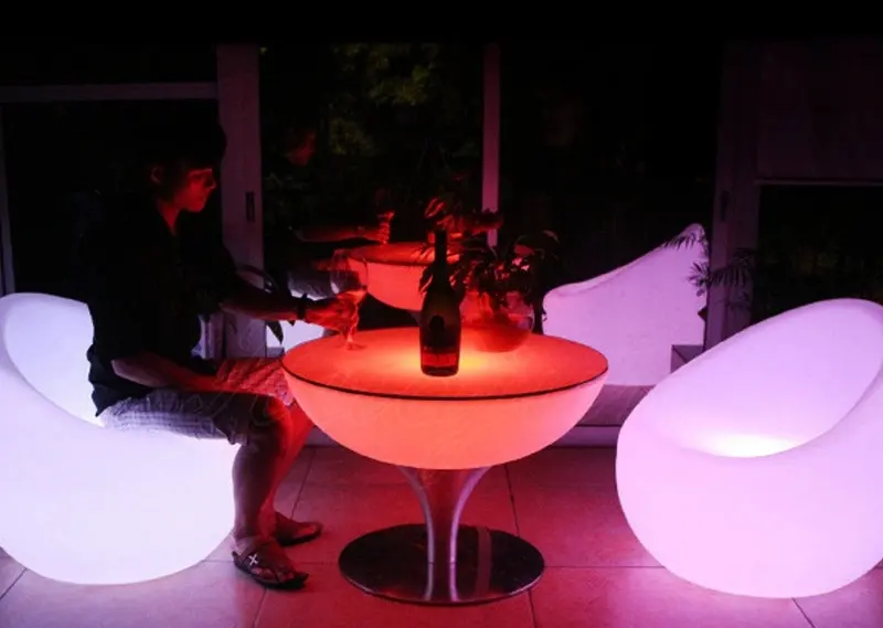 Waterproof Unique Bar Led Table And Chairs Furniture Party Bar Furniture Sports Chair