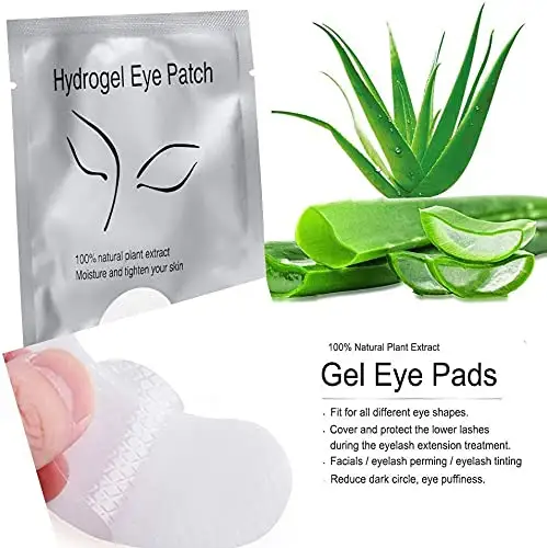 Hydrogel Eye Patch DIY False Eyelash Lash Extension Makeup Eye Gel Pad,Eyelash Extension Lint Free Gel Patches for Beauty Salon