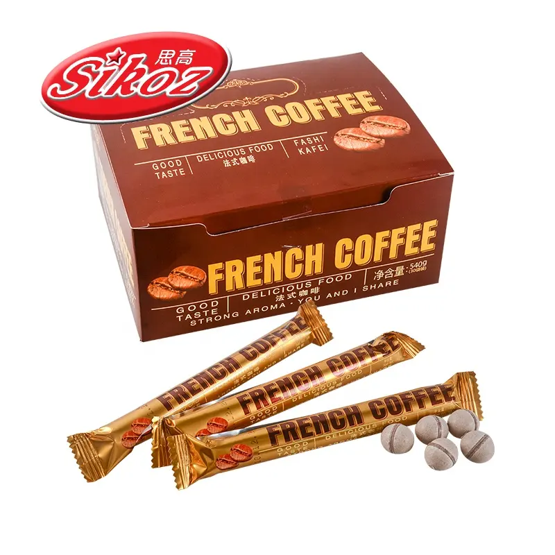 High Quality hard french Coffee Candy in box