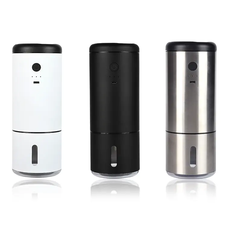 Amazon hot selling professional white USB rechargeable coffee mill electric