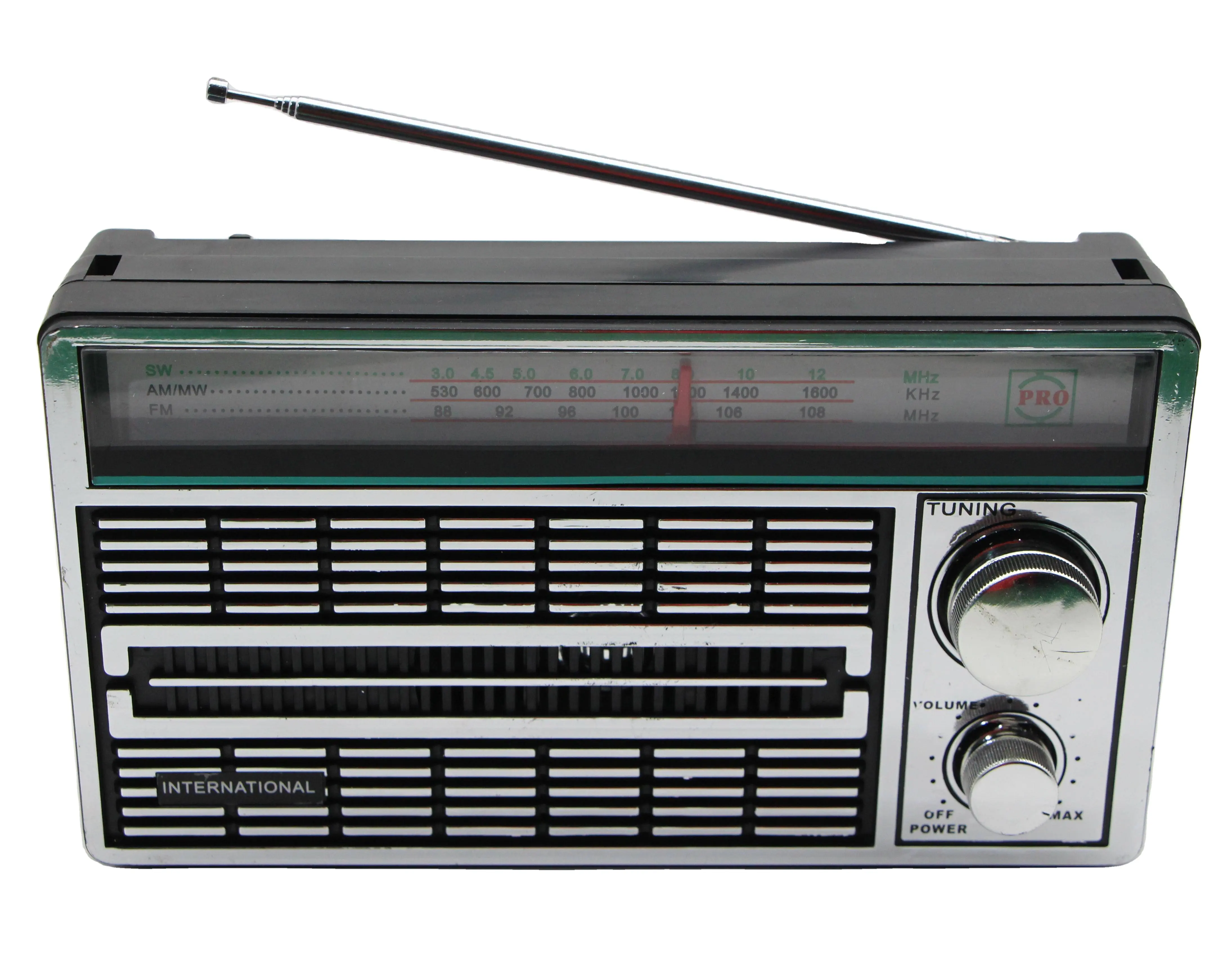 Высокая чувствительность Портативный питтания переменного постоянного тока с 5 Диапазон Fm радио портативный