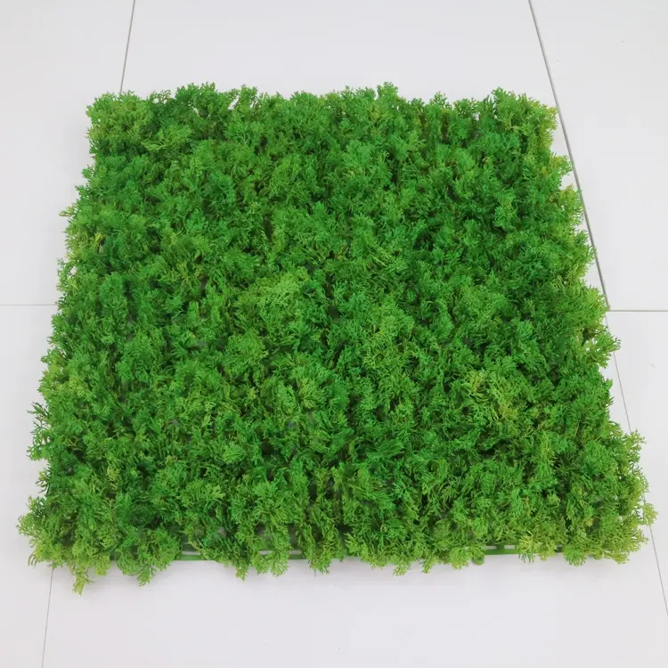 UV protection and fire retardant artificial green moss for outdoor garden decoration