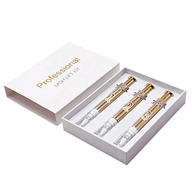 Private label vegan professional quick lash lift kit with instructions