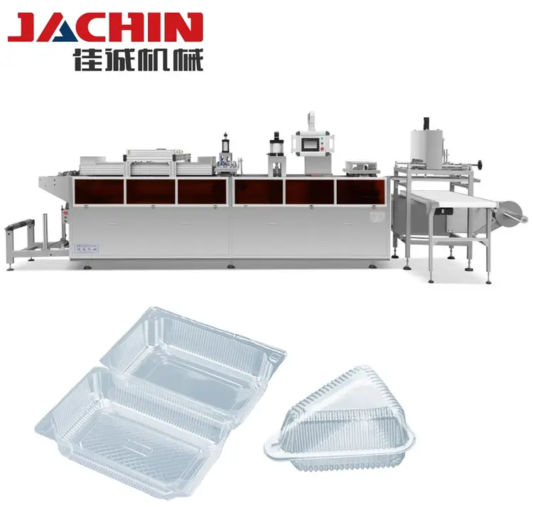 Transparent Cake Box Thermoforming Machine With Servo Motor Control