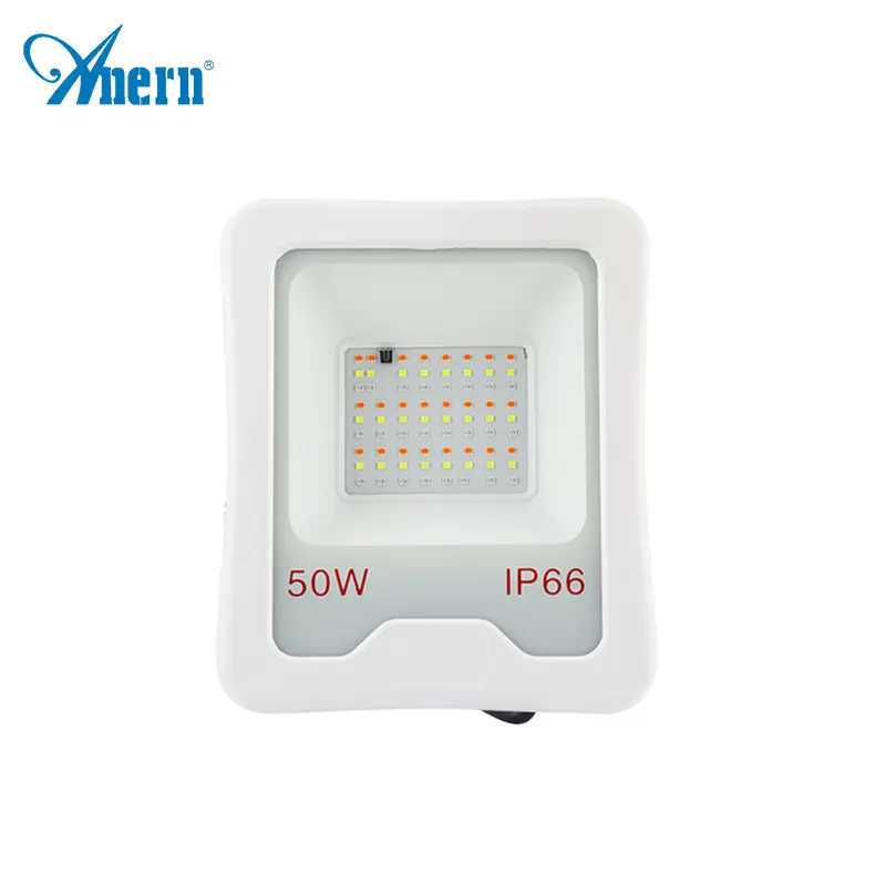 High Lumen Latest Landscape Projector Lamp Ip66 Waterproof 50w Outdoor Led Solar Flood Light