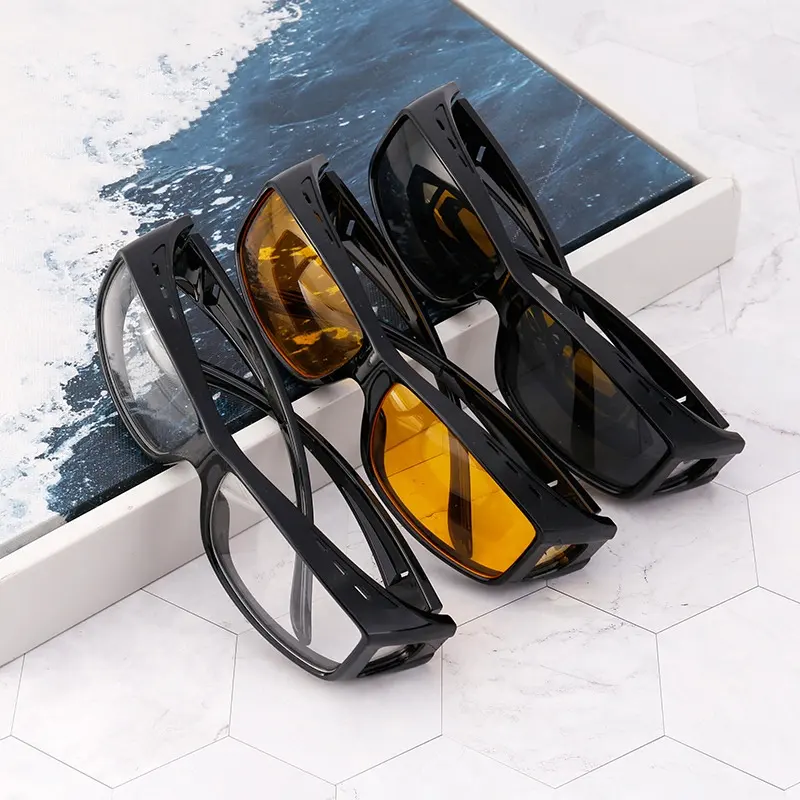 Спортивные очки для мотокросса на заказ, прозрачные солнцезащитные очки с желтой пленкой ночного видения, ветрозащитные очки Ridng Googles