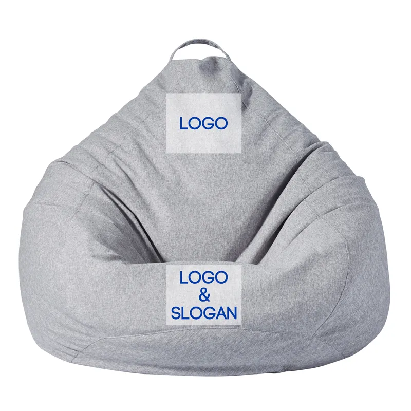 Customized Logo Slogan Digital Printing Design Bespoke Cover Gaming Beanbag Sofa Furniture Bean Bag Chairs