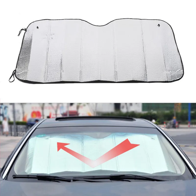 front custom foldable Windshield pe bubble car sun shade protection window sunshade cover
