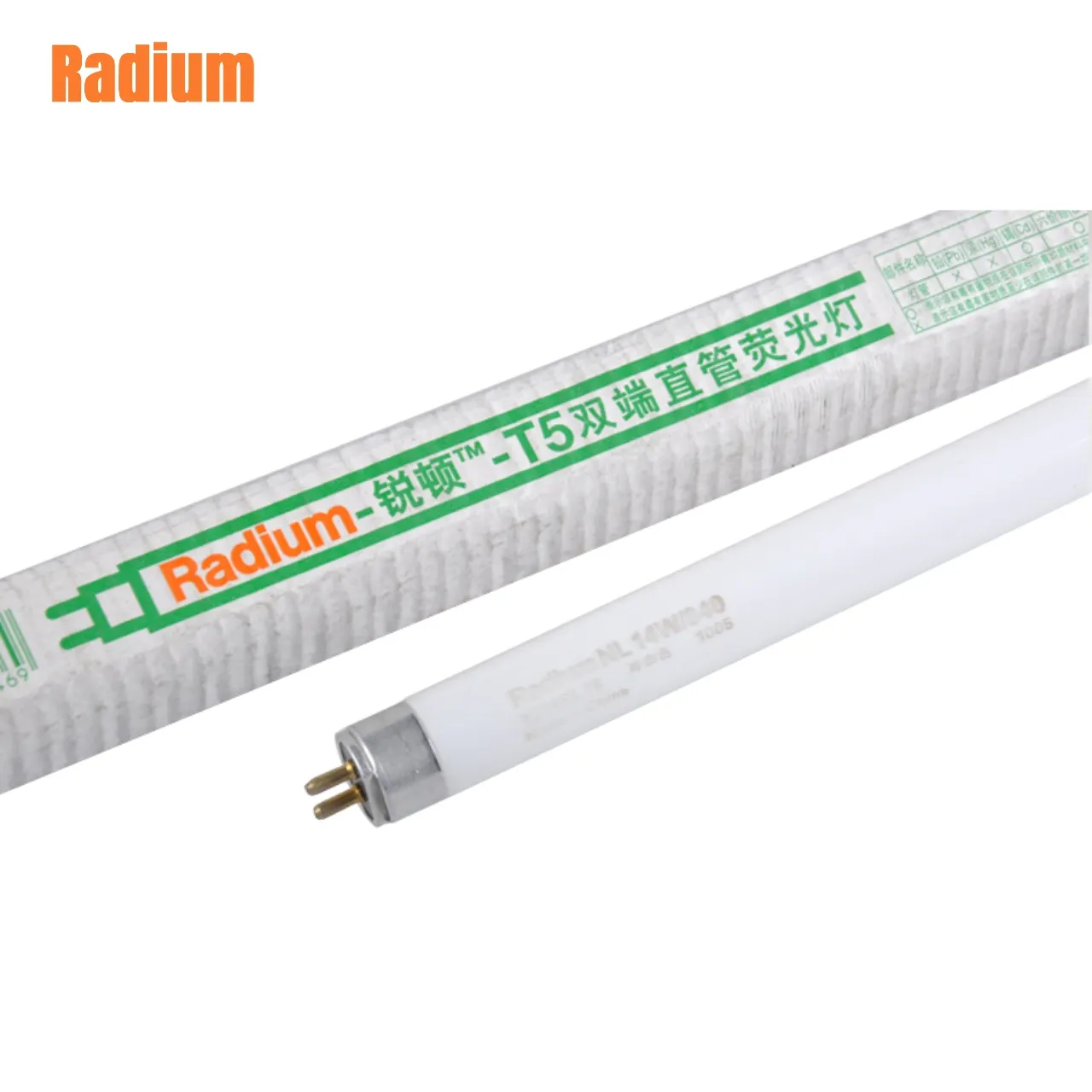 Radium 220V G5 14W 21W 28W T5 4000K энергосберегающая двухсторонняя флуоресцентная лампа с прямой трубкой