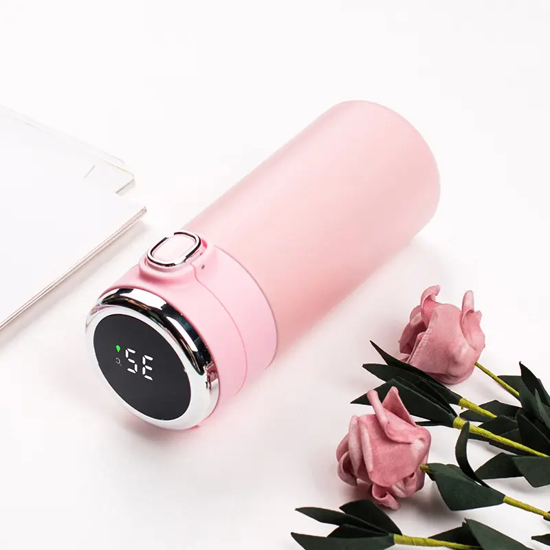 Free Shipping Smart Water Bottle With led temperature Stainless Steel Water Bottle LED Temperature Display Vacuum flasks