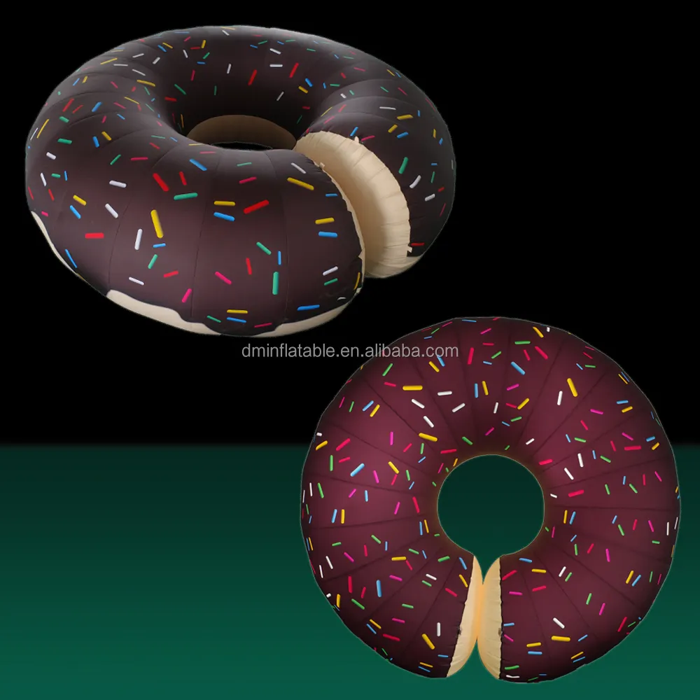 Гигантская надувная модель пончика для наружной рекламы/надувной шарик для торжественного открытия