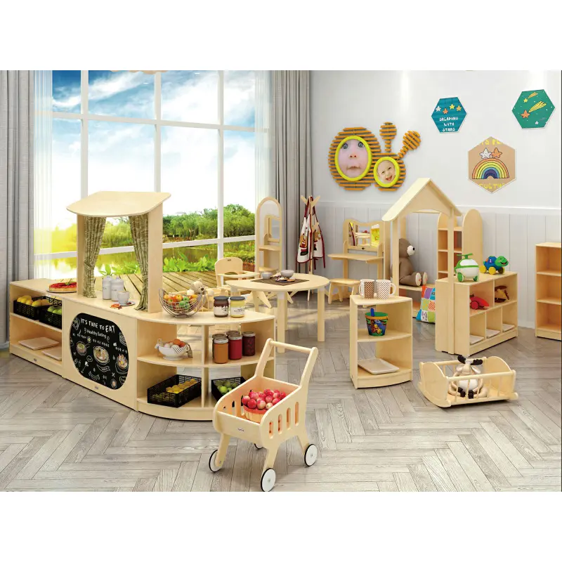 Children Furniture Set Preschool Daycare Centre 0-6 Years Children Table Chair Whole Design Service For New Preschool