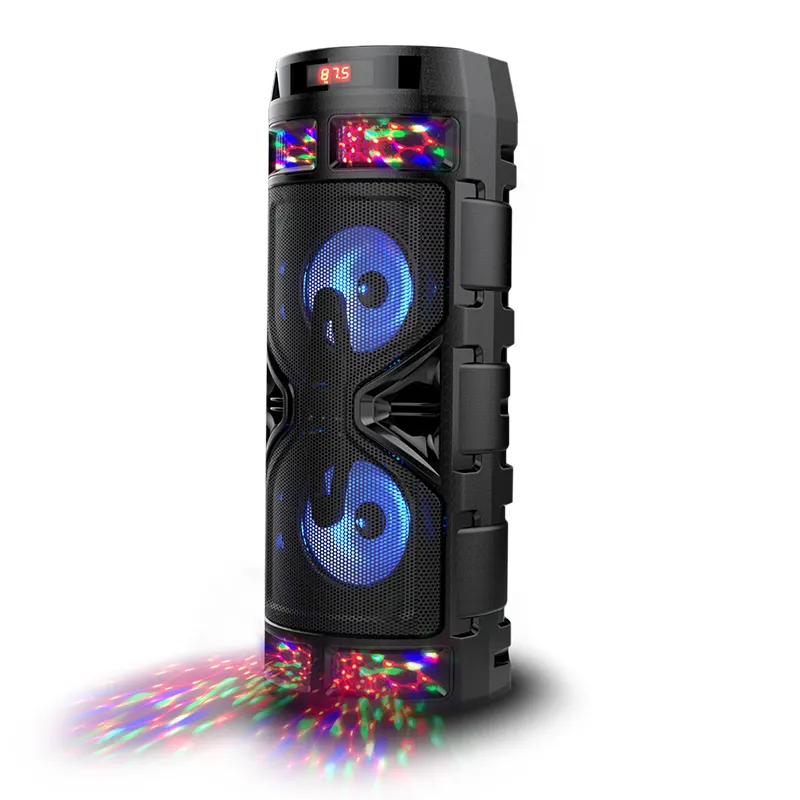 Buy Deluxe High quality 40W RMS Bluetooth speaker wireless dj party speaker bt speaker with disco lightap de som