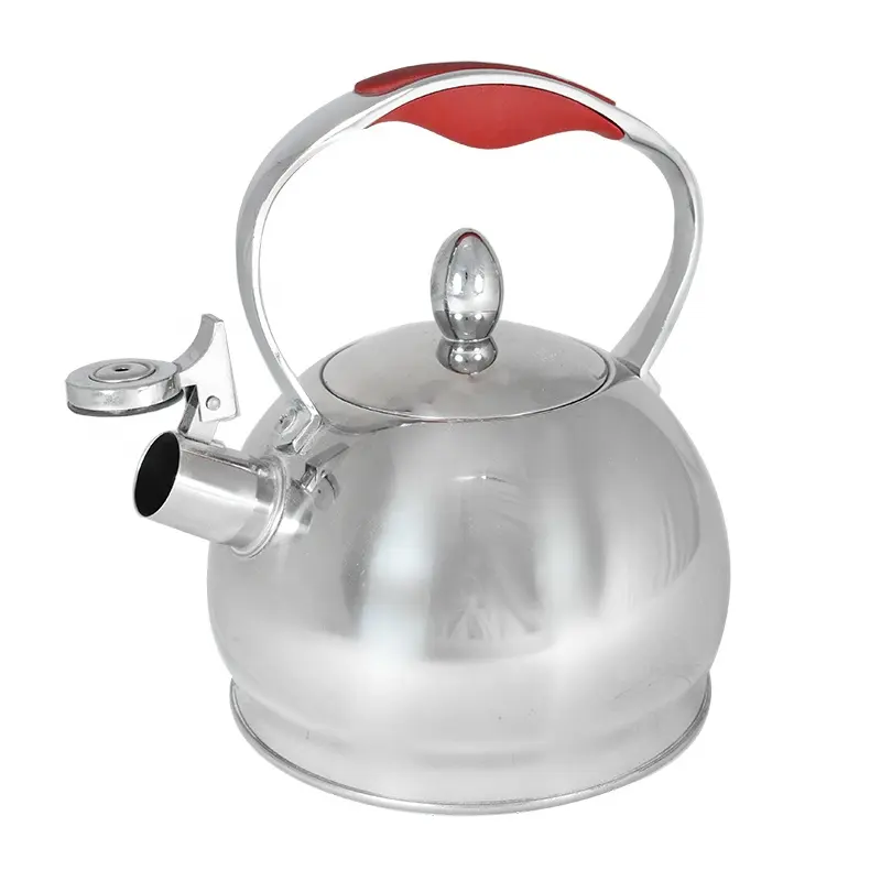 Индукционный чайник со свистком, чайник для воды, чайник из нержавеющей стали 201 304, домашний кухонный чайник со свистком