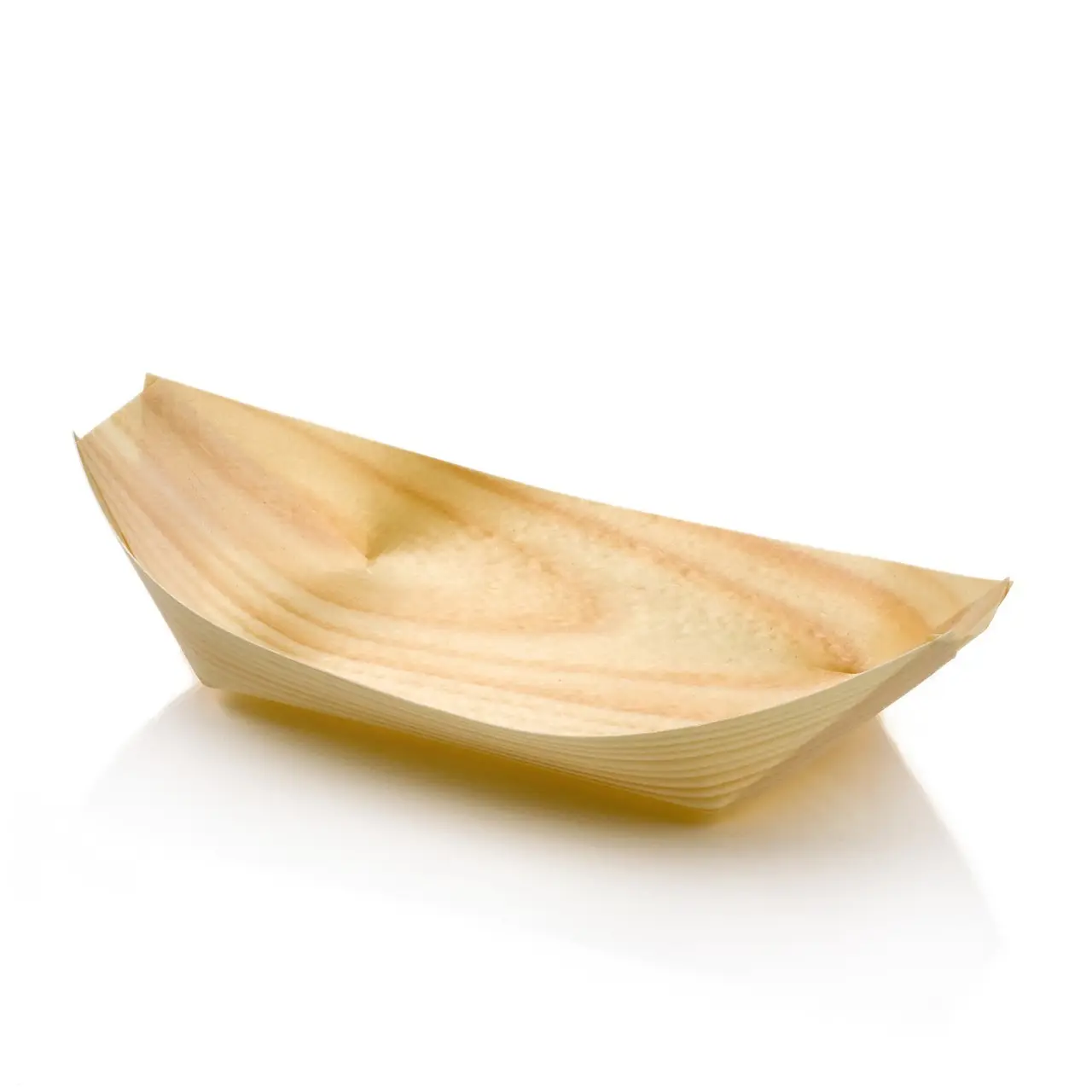 Экологически безопасная деревянная Суши Лодка сервировочный поднос одноразовые деревянные тарелки для лодок под заказ