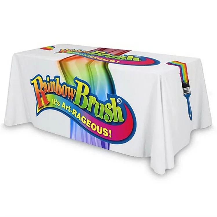 custom printed polyester fabric for tablecloth